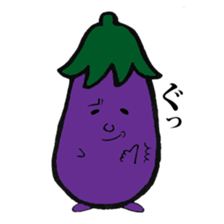 Eggplantcharacter NARU-san sticker #11094736