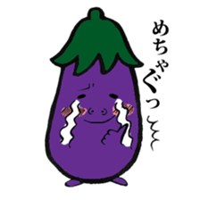 Eggplantcharacter NARU-san sticker #11094737