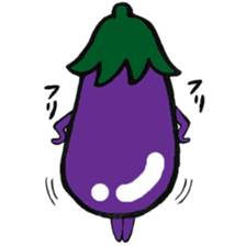 Eggplantcharacter NARU-san sticker #11094742