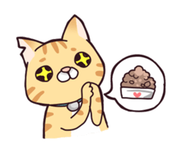 A healthy cat sticker #11095961