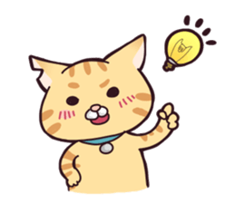 A healthy cat sticker #11095966