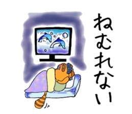 raccoon grandpa sticker #11096042