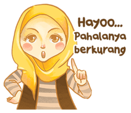 Annisa Hijab Girl : Ramadhan Edition sticker #11097135