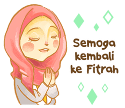 Annisa Hijab Girl : Ramadhan Edition sticker #11097152