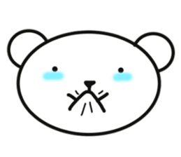 Feelings of polar bear sticker #11097404