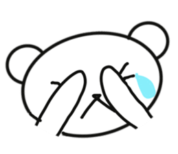 Feelings of polar bear sticker #11097405