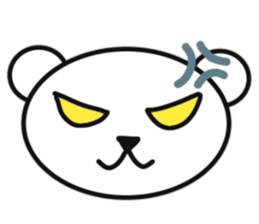 Feelings of polar bear sticker #11097410