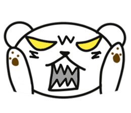 Feelings of polar bear sticker #11097411