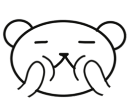 Feelings of polar bear sticker #11097414