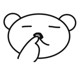 Feelings of polar bear sticker #11097415