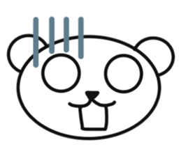 Feelings of polar bear sticker #11097417