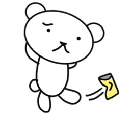 Feelings of polar bear sticker #11097432