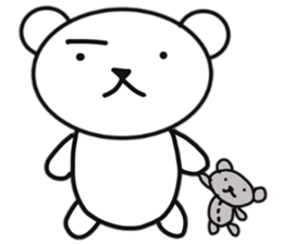 Feelings of polar bear sticker #11097434