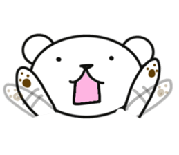 Feelings of polar bear sticker #11097436