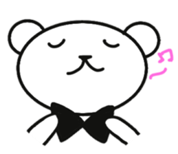 Feelings of polar bear sticker #11097438