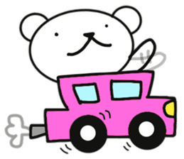 Feelings of polar bear sticker #11097439