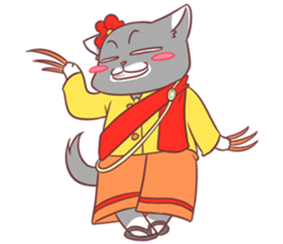 CatRabbit ; Songkran sticker #11098085