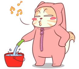 CatRabbit ; Songkran sticker #11098096