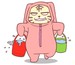 CatRabbit ; Songkran sticker #11098097