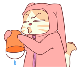 CatRabbit ; Songkran sticker #11098106