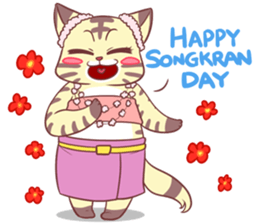 CatRabbit ; Songkran sticker #11098111