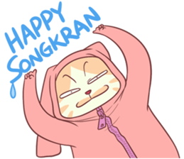 CatRabbit ; Songkran sticker #11098113