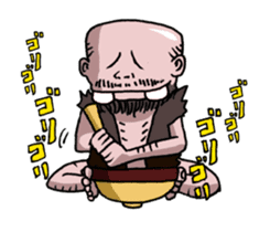 Yokai apple-polisher. sticker #11098874