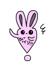 Rabbit lovely room sticker #11098893