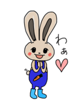 Rabbit lovely room sticker #11098911