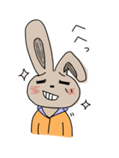 Rabbit lovely room sticker #11098917