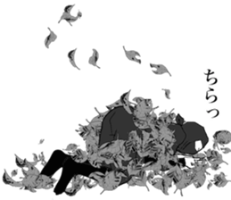 The simple Samurai sticker #11099559