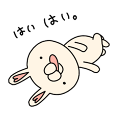 Boo Rabbit sticker #11099563