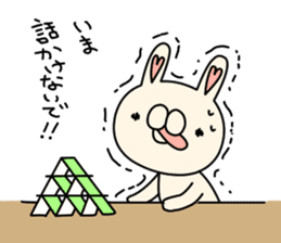 Boo Rabbit sticker #11099576