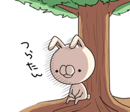 Boo Rabbit sticker #11099592