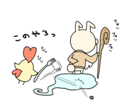 Boo Rabbit sticker #11099599