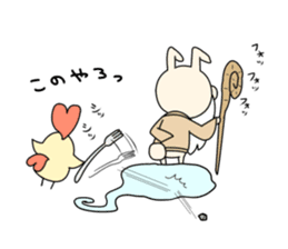 Boo Rabbit sticker #11099599