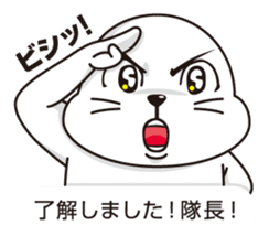 Balloon and handsome seal 2 sticker #11100337