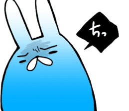 Blue rabbit daily sticker sticker #11100467