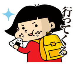 The girl who values a meal at any time sticker #11100674