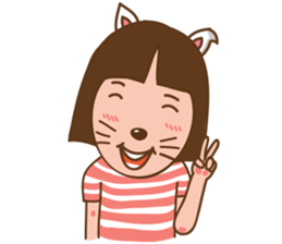 June and baby cat sticker #11100682