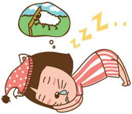 June and baby cat sticker #11100719