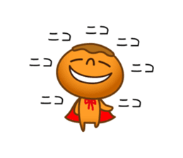 Character of rice and the bread sticker #11101086