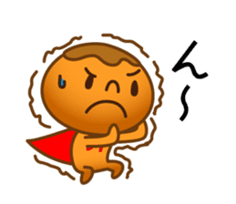 Character of rice and the bread sticker #11101097