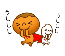Character of rice and the bread sticker #11101104