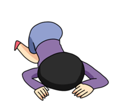 Retro Woman Sticker sticker #11101241