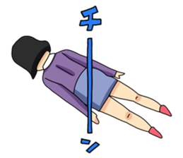 Retro Woman Sticker sticker #11101244