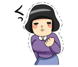 Retro Woman Sticker sticker #11101248