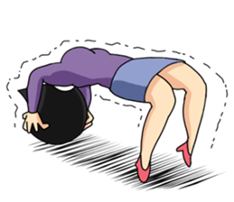 Retro Woman Sticker sticker #11101251