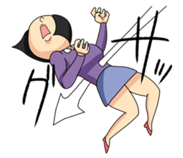 Retro Woman Sticker sticker #11101252