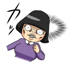 Retro Woman Sticker sticker #11101254